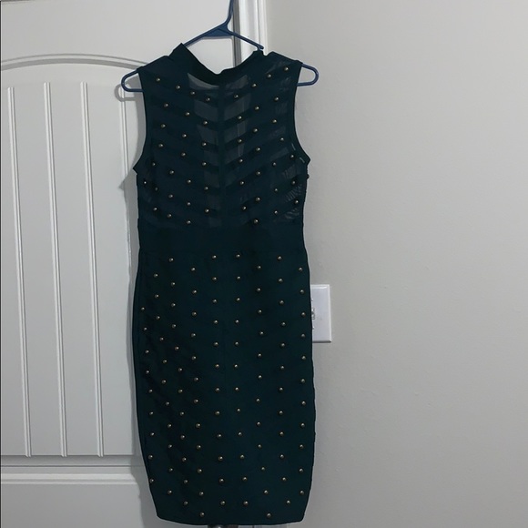 Dresses & Skirts - Dark Green Bandage dress